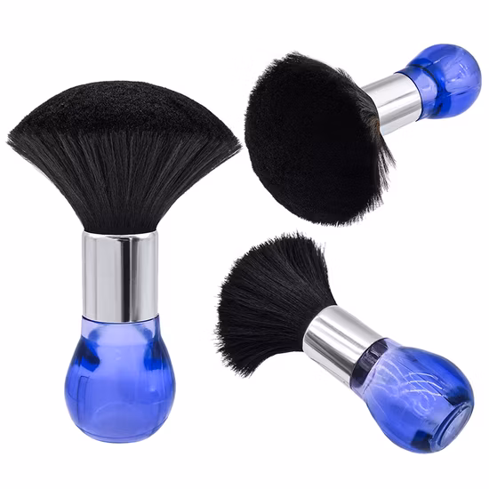 Cepillo de barrido de pelo de nailon, cepillo de limpieza profesional para peluquero, cepillo para polvo facial y cuello, cepillo de limpieza suave Anself
