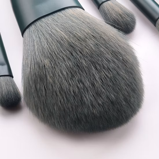 Juego de 11 brochas de maquillaje para pelo suave portátil, juego de brochas de maquillaje, herramientas de belleza